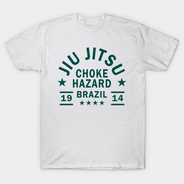 JIU JITSU - CHOKE HAZARD T-Shirt by ShirtFace